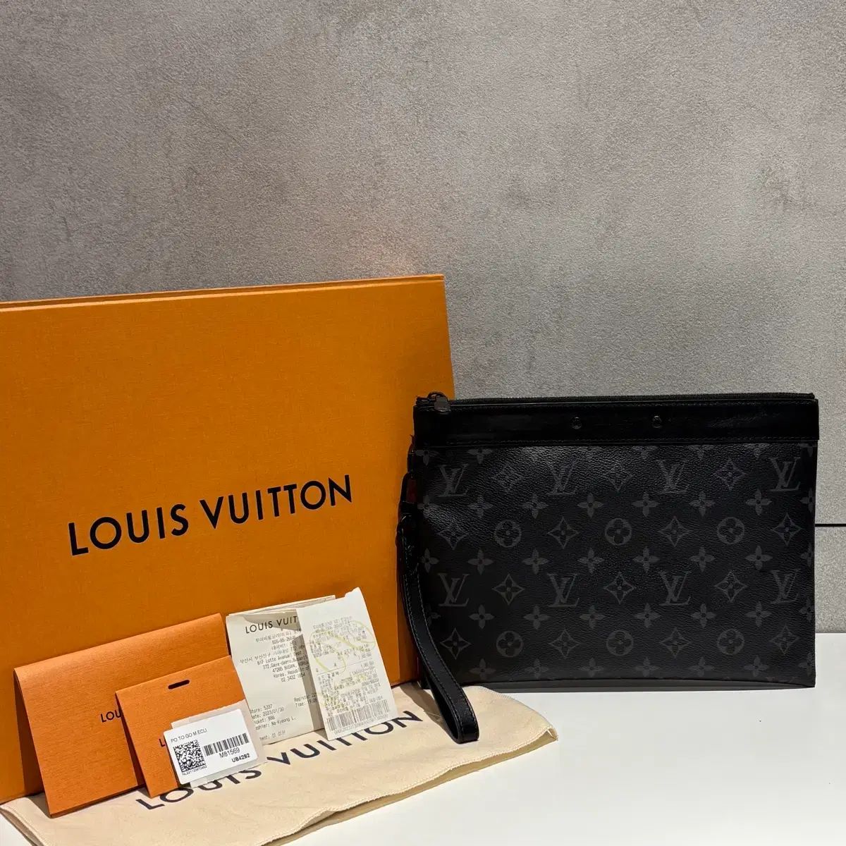 OS フルセット Louis Vuitton ルイヴィトン エクリプス トゥーゴー クラッチバッグ