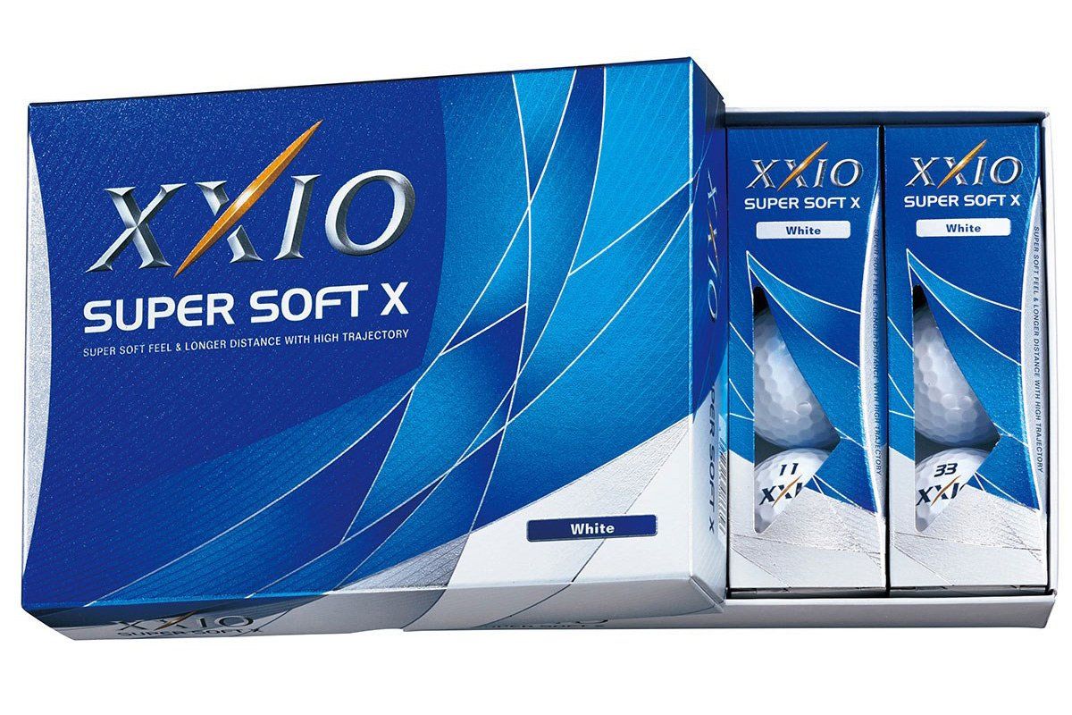 DUNLOP(ダンロップ) ゴルフボール XXIO SUPER SOFT X ゴルフボール 1ダース(12個入り) ホワイト