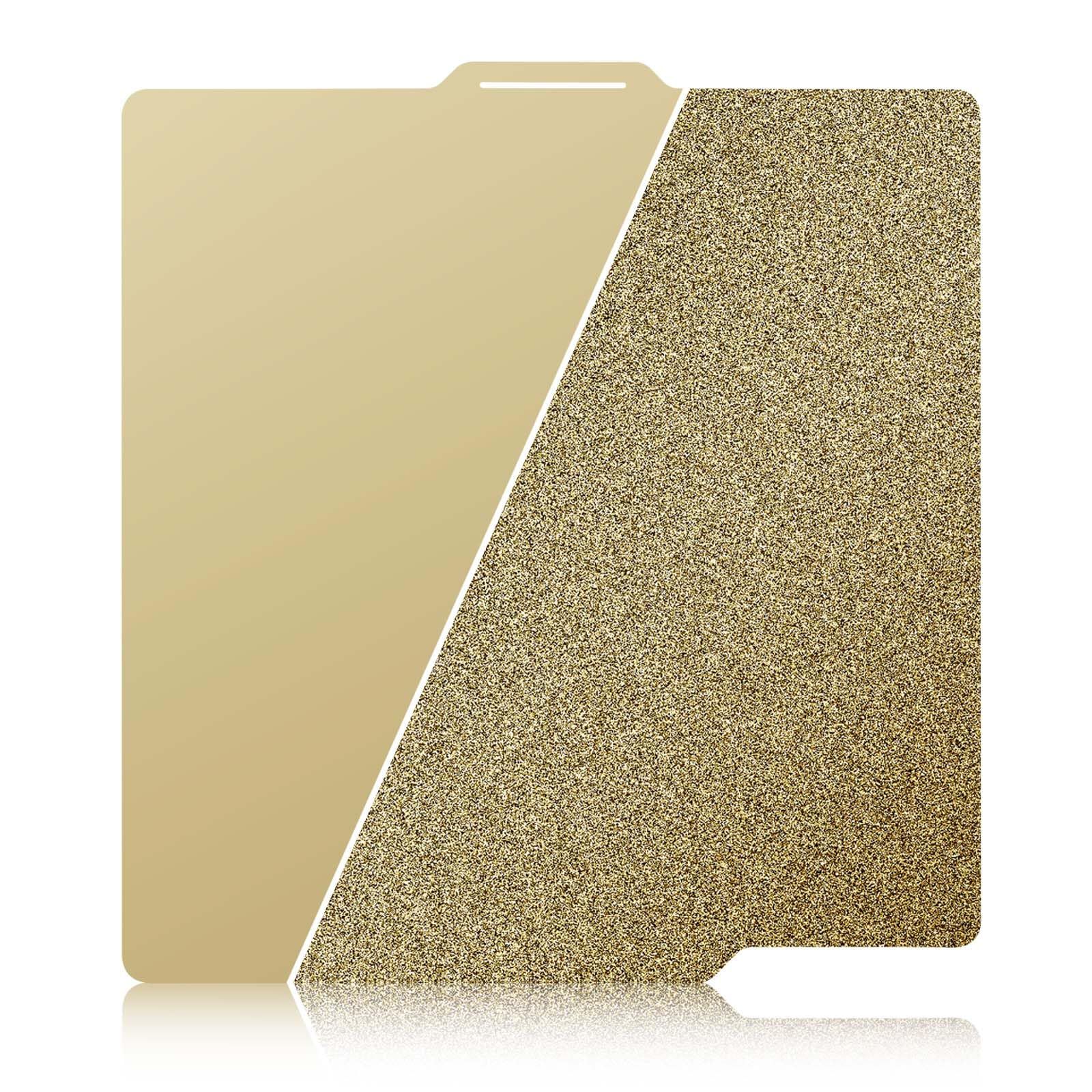 両面 金色 PEI スムース PEI+テクスチャー PEI ビルドプレート 258x258mm for Bambu Lab A1/P1P/P1S/P2S/X1/X1C/X1Eに適用 スプリングスチールプレート バンブーラボ用 加熱ベッド 3D b0c609cd