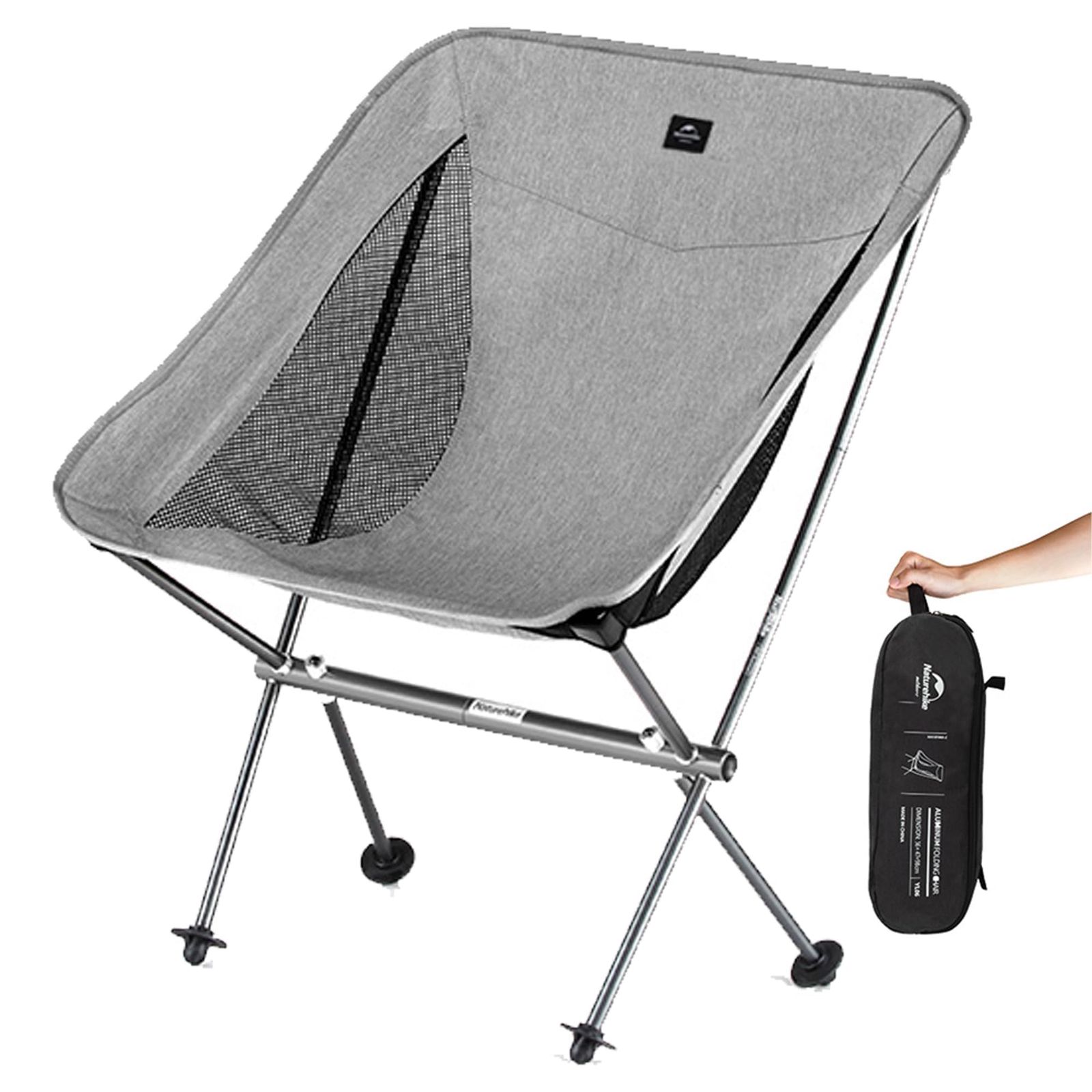 Naturehike Stellaluna 折り畳み椅子 ハイバック 0.95kg超軽量 高耐荷重 簡単組立て コンパクト 座り心地良い 持ち運び アルミ合金 耐き裂 頑丈安定 耐久性 イス キャンプ 携帯便利 BBQバーベキュー 釣り 登山 庭 室内 便利
