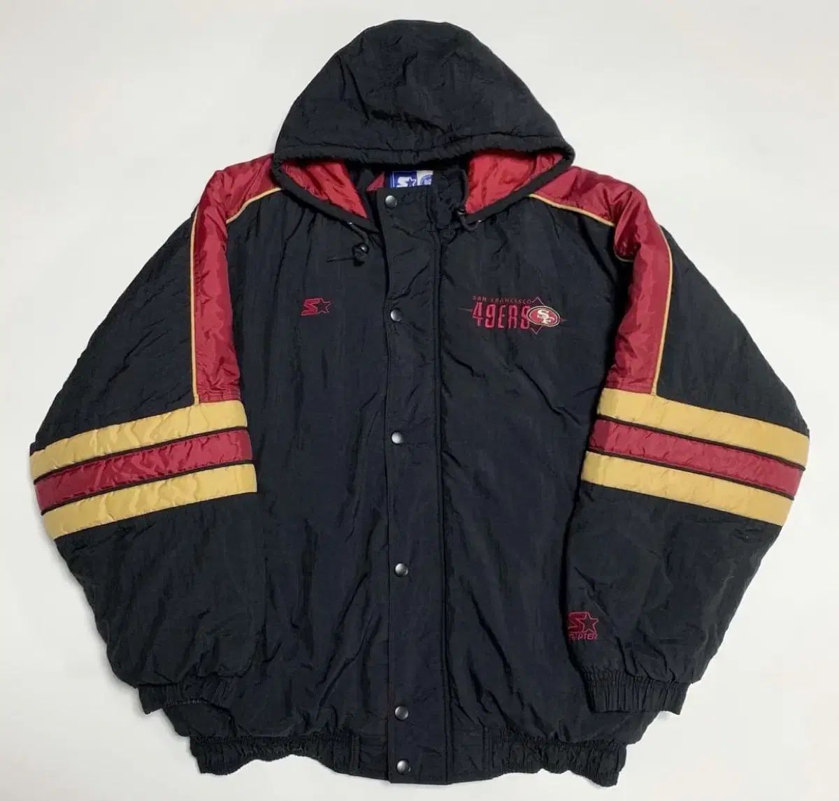 starter社製 NFL 49ERS ナイロン中綿ジャケット スターター 90s 