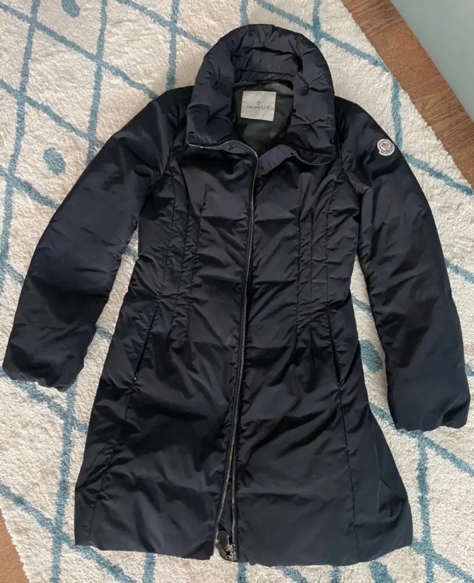 MONCLER モンクレール レン ダウンコート（韓国国内 正規店正規品）サイズ0 ネイビー / 着用画像あり