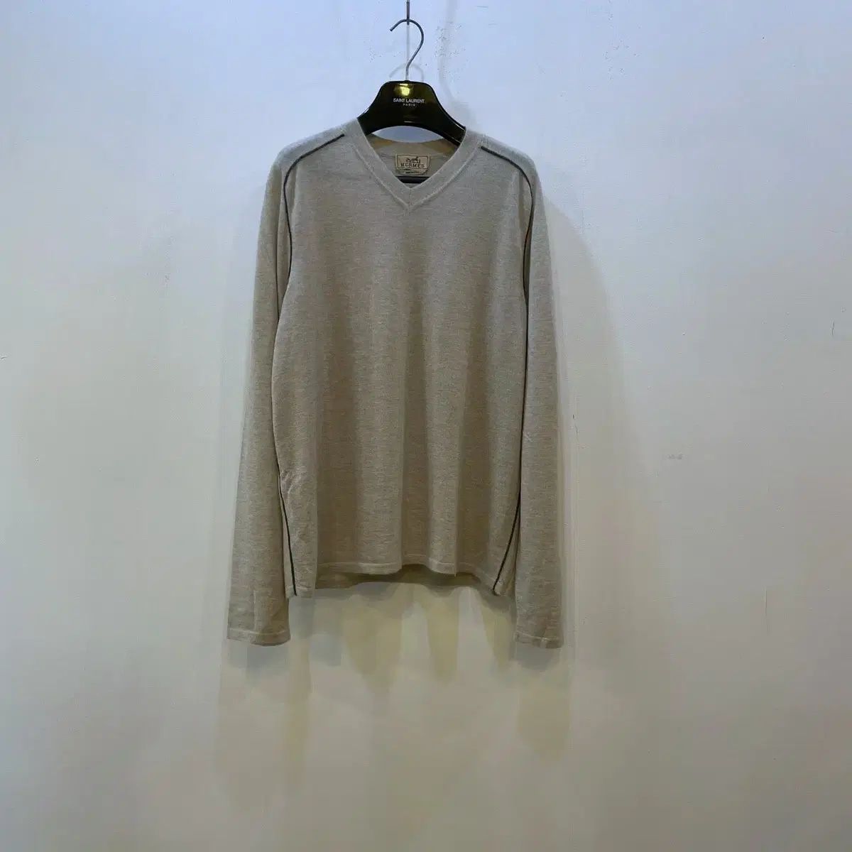 エルメス Vネック カシミア ニット