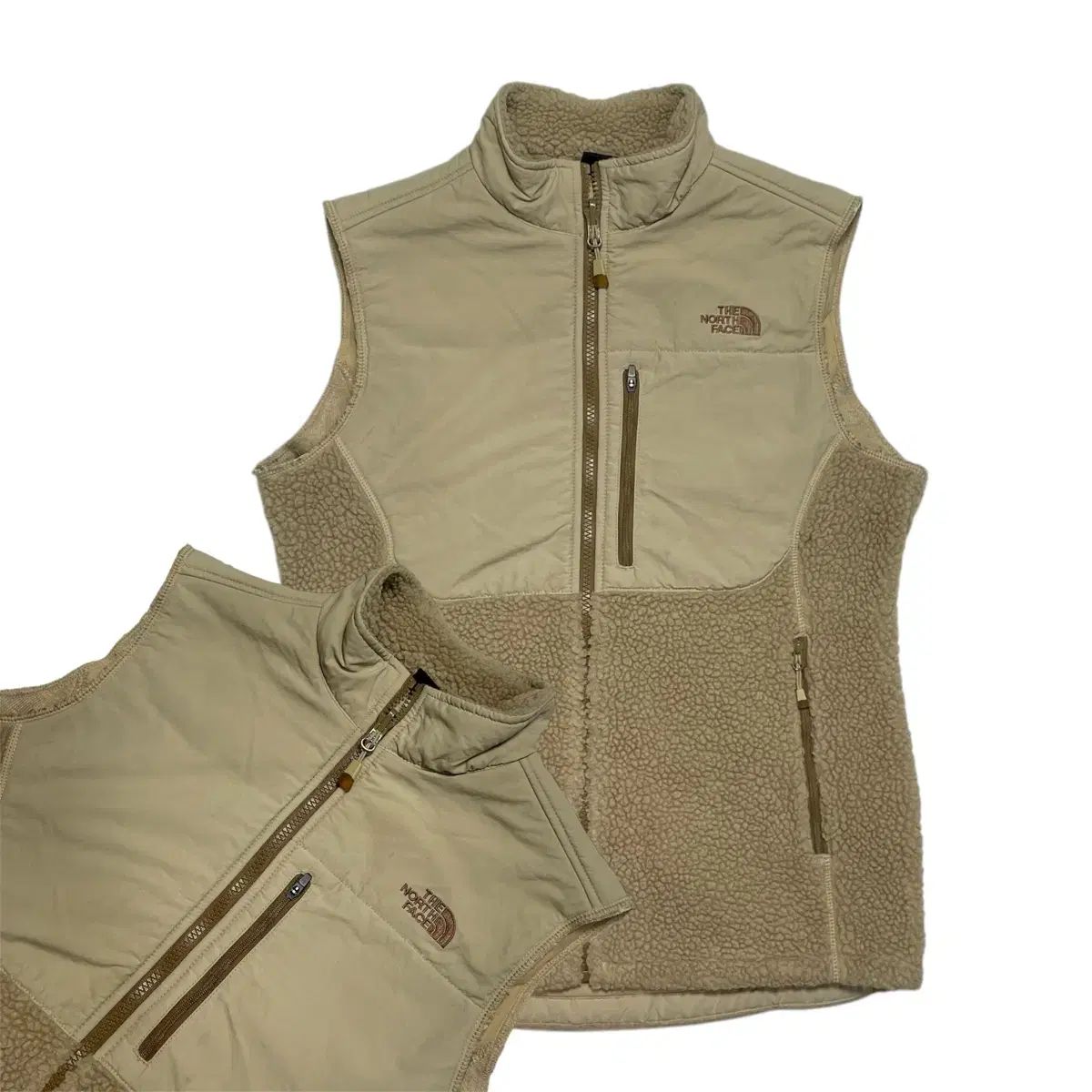 THE NORTH FACE ザノースフェイス ベージュ フリース ベスト M