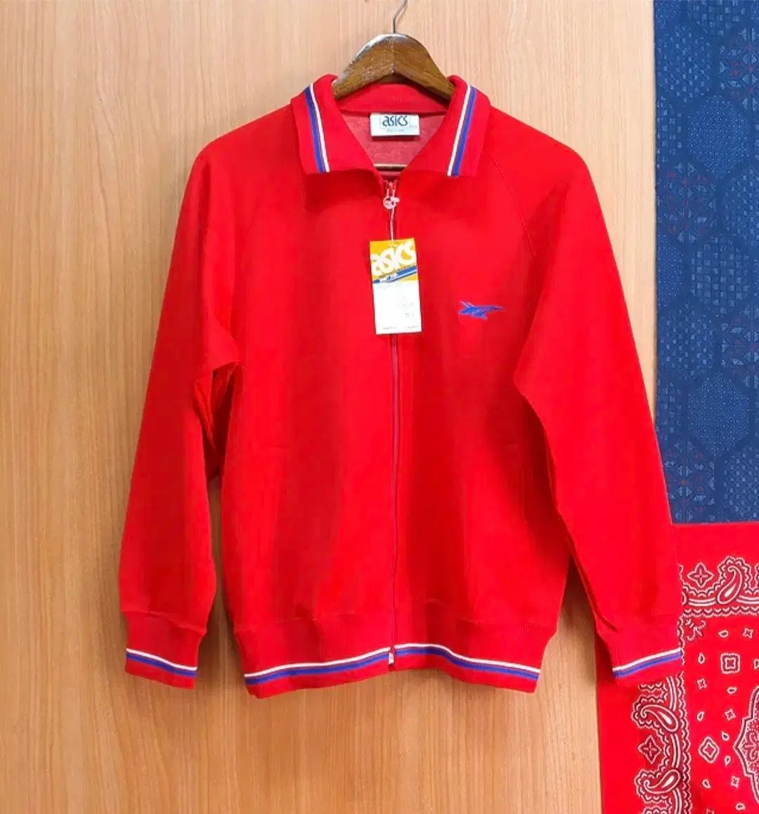 日本版 80s asics アシックス 未使用 ヴィンテージ ジャージ デッドストック 希少アイテム