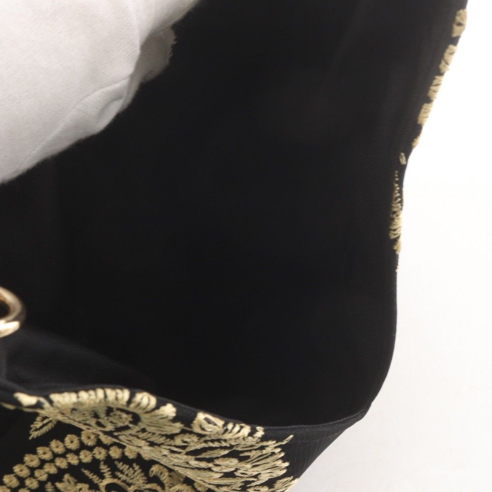 リトルシーズ ショルダーバッグ フリンジ 刺繍 ベージュ 黒 other - リトルシーズ ショルダーバッグ フリンジ 刺繍 ベージュ 黒の