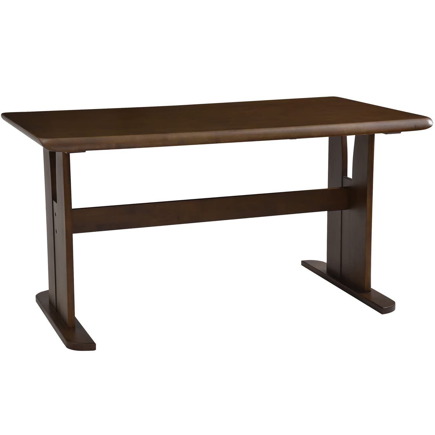 タマリビング(Tamaliving) ダイニングテーブル ジャワ [テーブル単品]幅135cm 4人掛け ブラウン 50004957