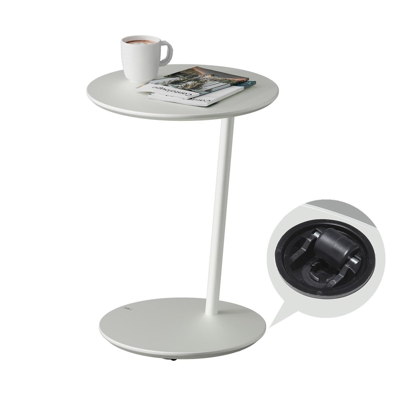 WALL SEVENSTAND A2 セブンサイドテーブル サテンホワイト EQUALS イコールズ