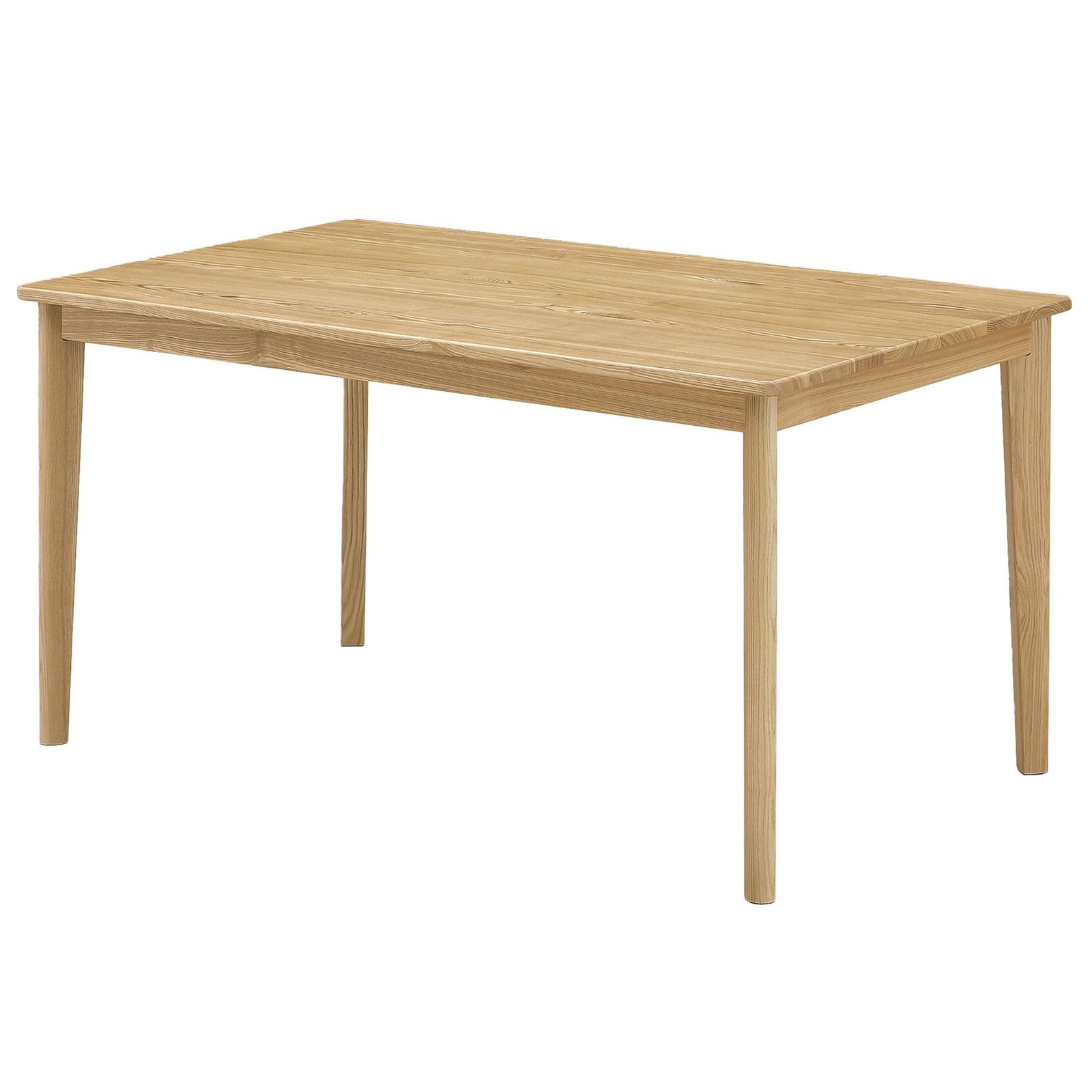 ダイニングテーブル 単品 リビングテーブル 食卓テーブル 幅135×奥行80×高さ70cm ナチュラル 462466