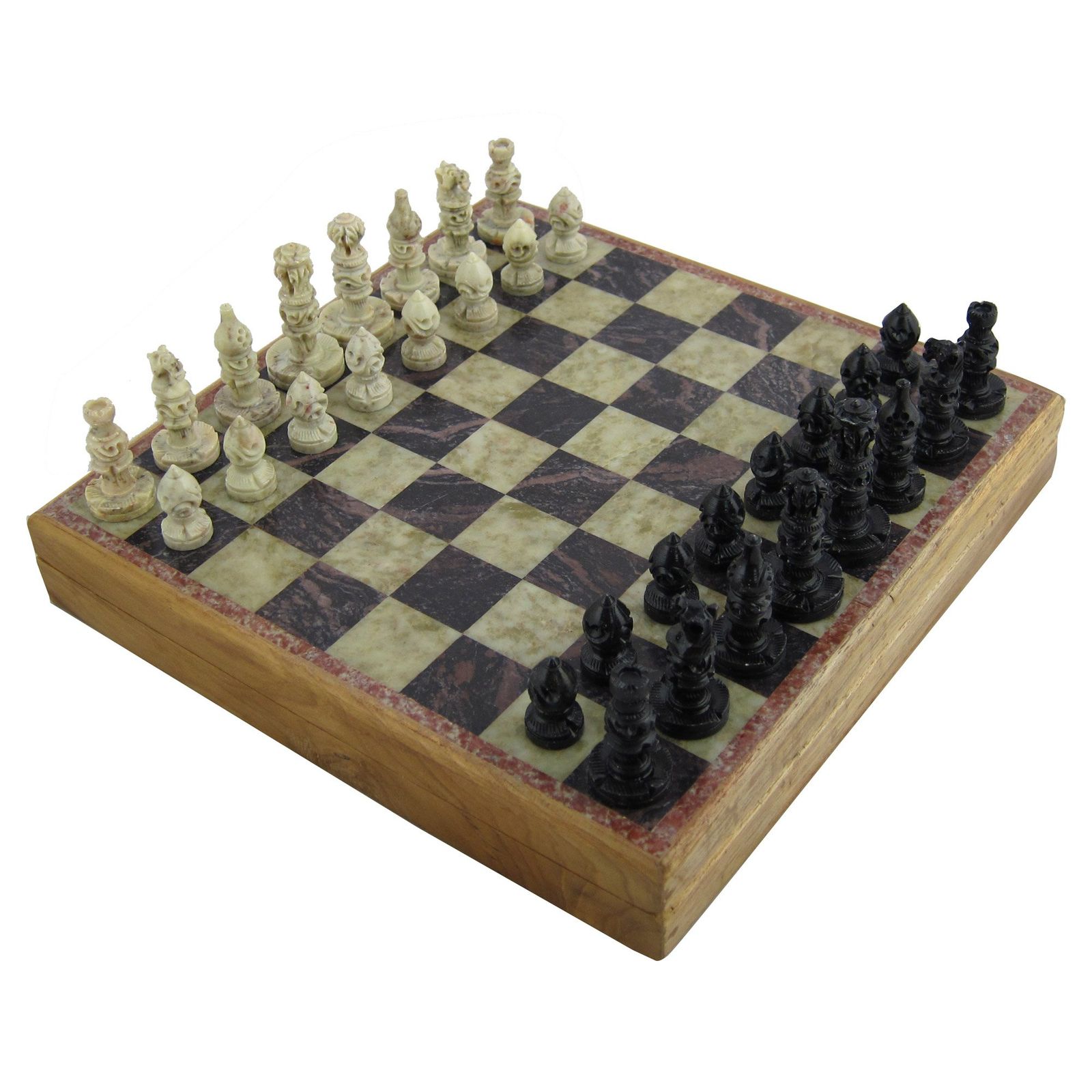 Dimensioni: 30，5 x 30，5 Cm， jeux dechec unica Rajasthan pietra 