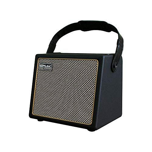 Coolmusic BP MINI アコースティック ギター アンプ、30 ワット BT スピーカー マイク入力付き充電式ポータブル アンプ ボリューム バス トレブル コントロール リバーブ コーラス効果をサポート/ 8fc93479
