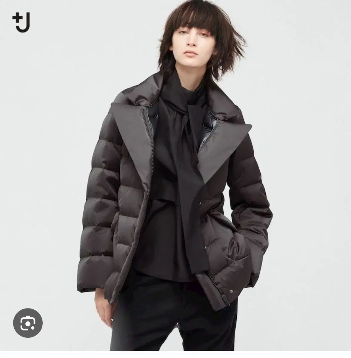 UNIQLO x Jil Sander +J レディース ダウン スポーツブラ ブラウン S