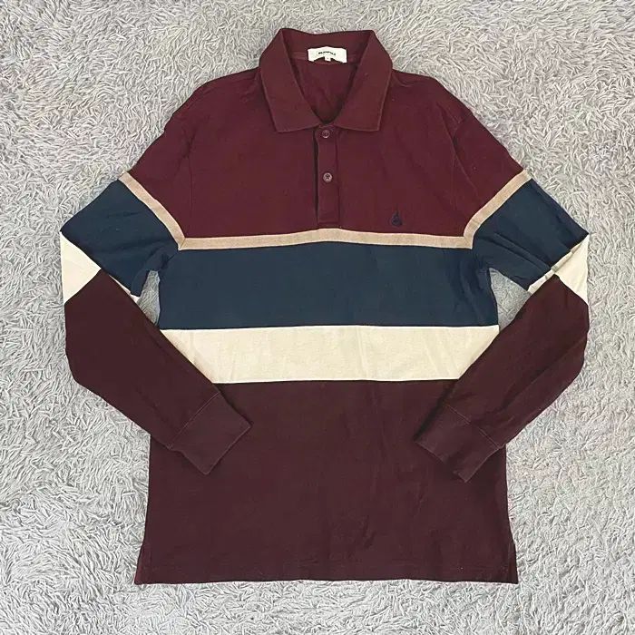 BEAN POLE ビーンポール 長袖 カラーネック Tシャツ M