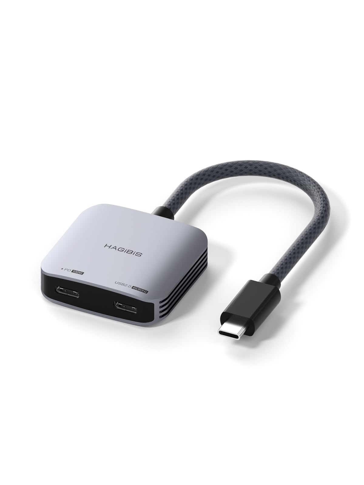 Hagibis ARグラス用USB-C変換アダプター 8K@60Hz・4K@144Hz対応 | 100W PD充電/XREAL・Viture・Rokid・iPhone・ROG Ally対応Y a42e2674｜詳細画像
