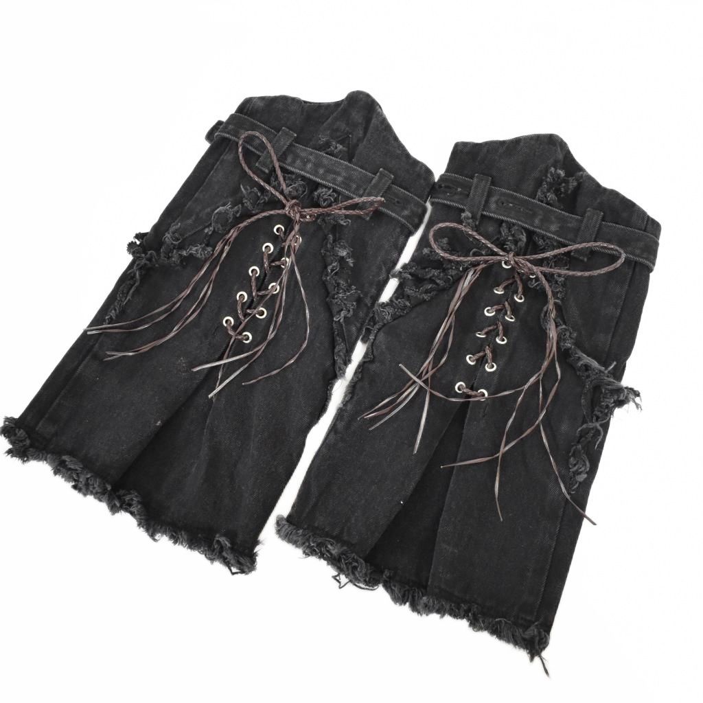 JUN/NAKAYAMA 24FW WESTERN LEG COVER レッグカバー レッグウォーマー 黒 ブラック