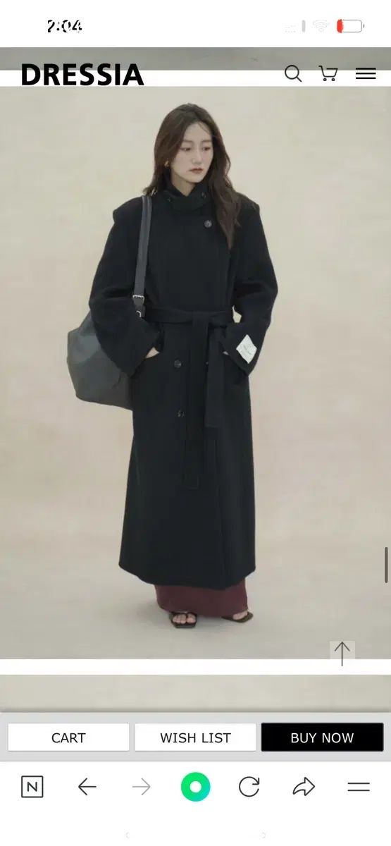 新品 ドレシア ハンドメイド コード ウール90% キャメル10% (タグ付き)