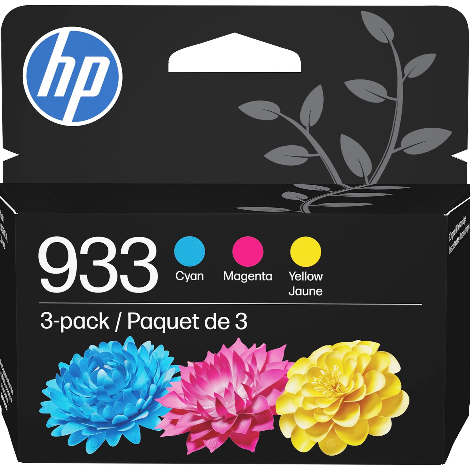 HP 933 | インクカートリッジ3個 | シアン/マゼンタ/イエロー | CN058AN/CN059AN/CN060AN