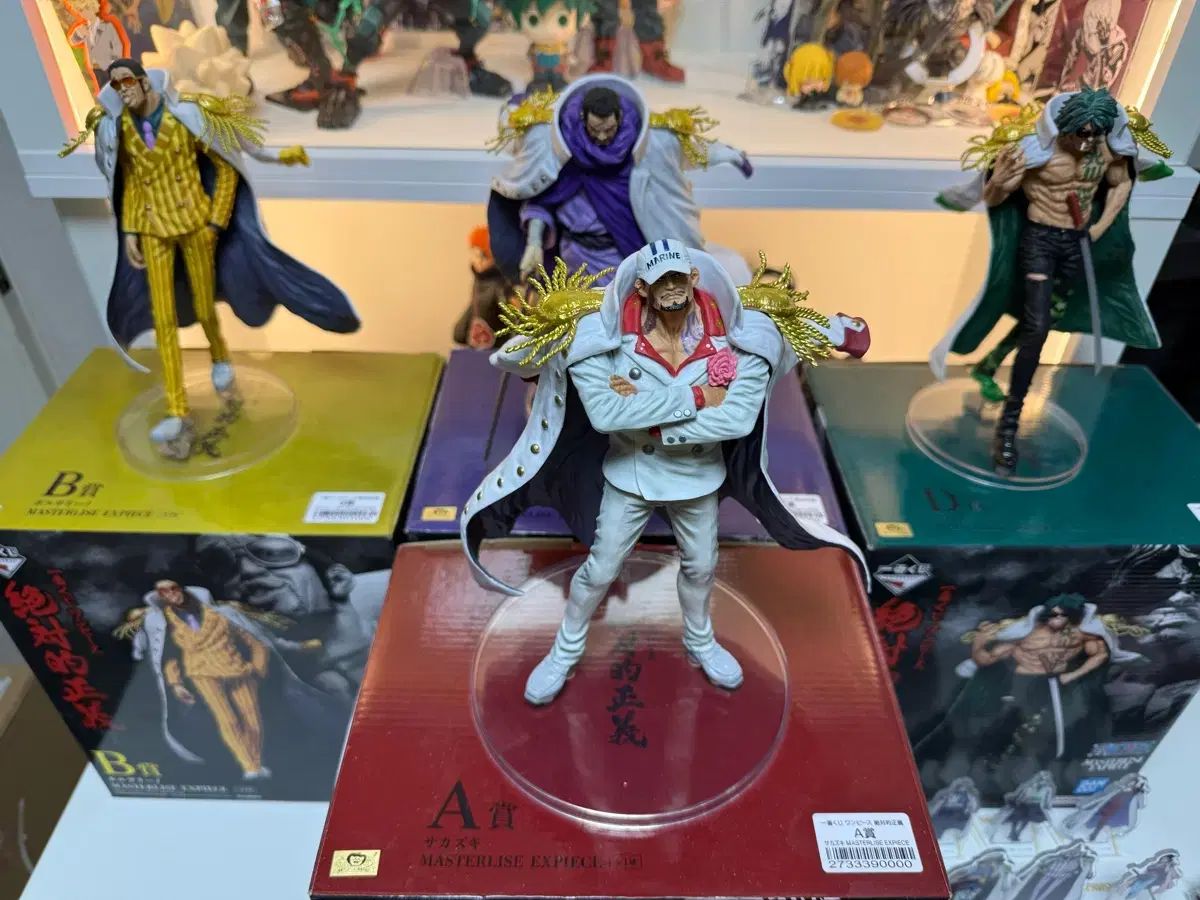 一番くじ ONE PIECE 絶対的正義 A B C D F G H賞 まとめ (破損内容確認