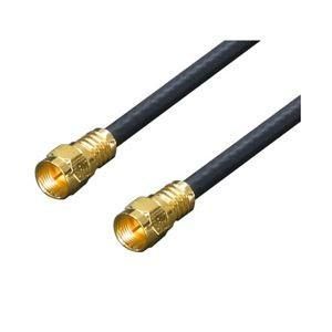 (まとめ)変換名人 アンテナ 4Cケーブル 3.0m + L型 F4-300〔×5セット〕