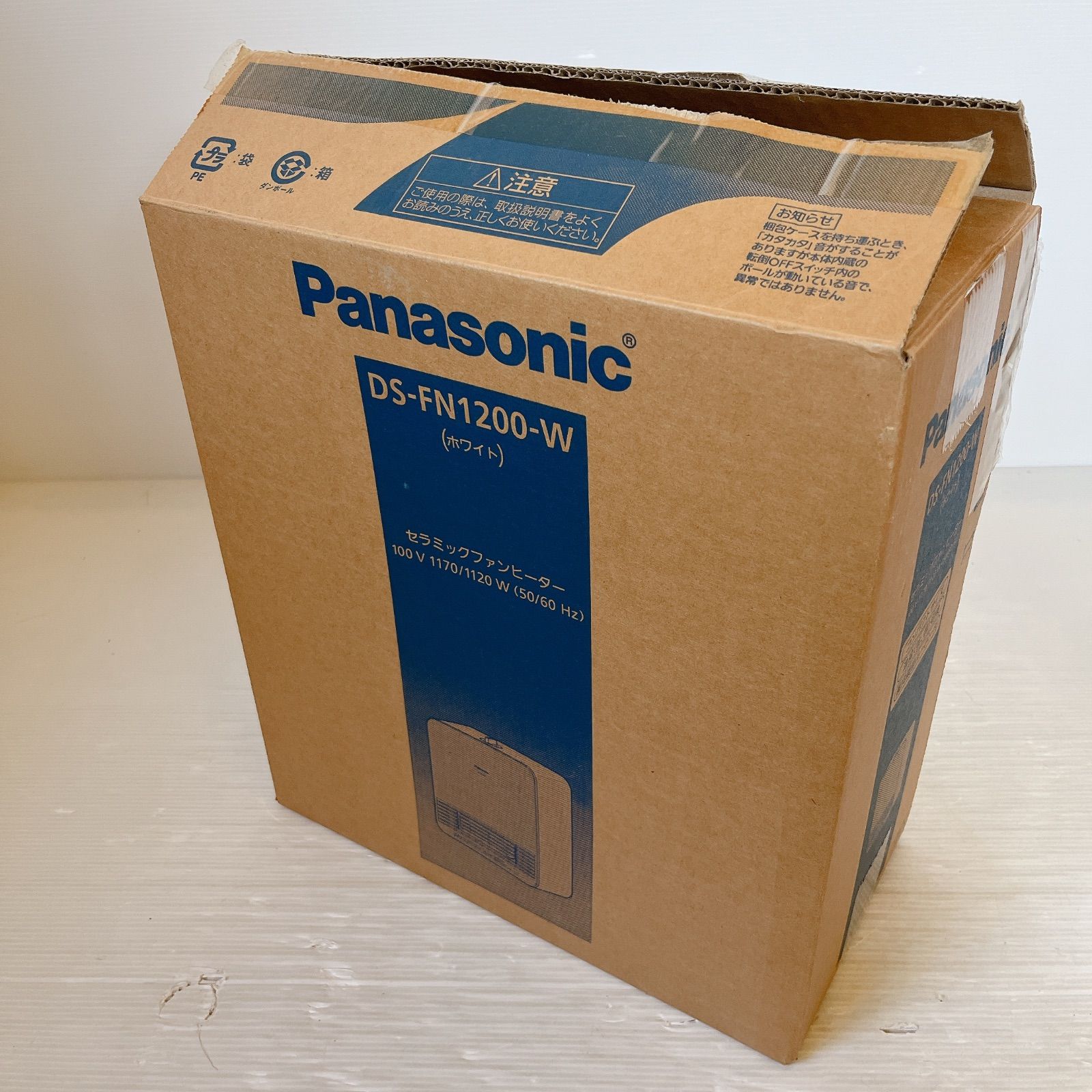 Panasonic DS-FN1200-W セラミックファンヒーター #675-0427-1 2023年