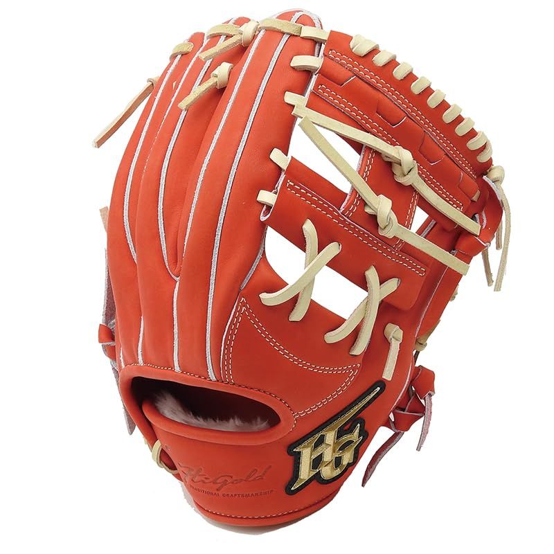 新品 HI-GOLD ハイゴールド 己極 硬式用グラブ SKG-0516SP バーニングオレンジ LH 右投 遊撃手・二塁手用 2026 完全生産限定品