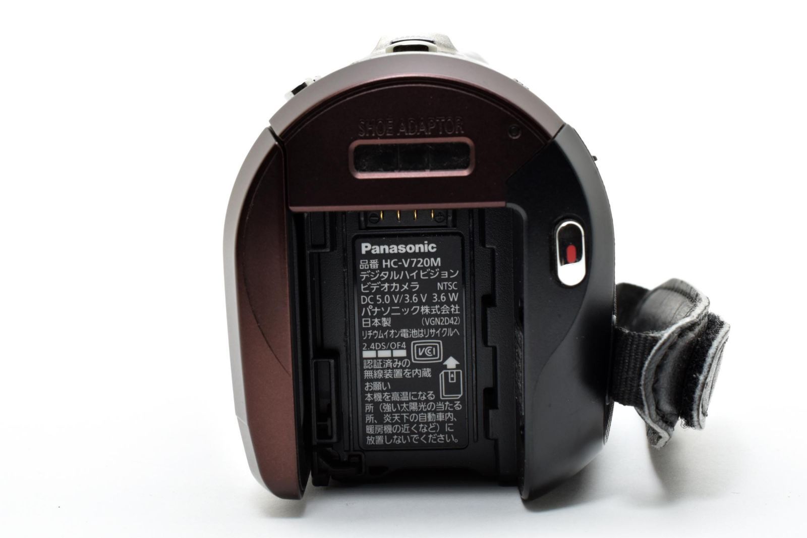 ☆極上品☆ パナソニック PANASONIC HC-V720M-T ブラウン #4885W0444