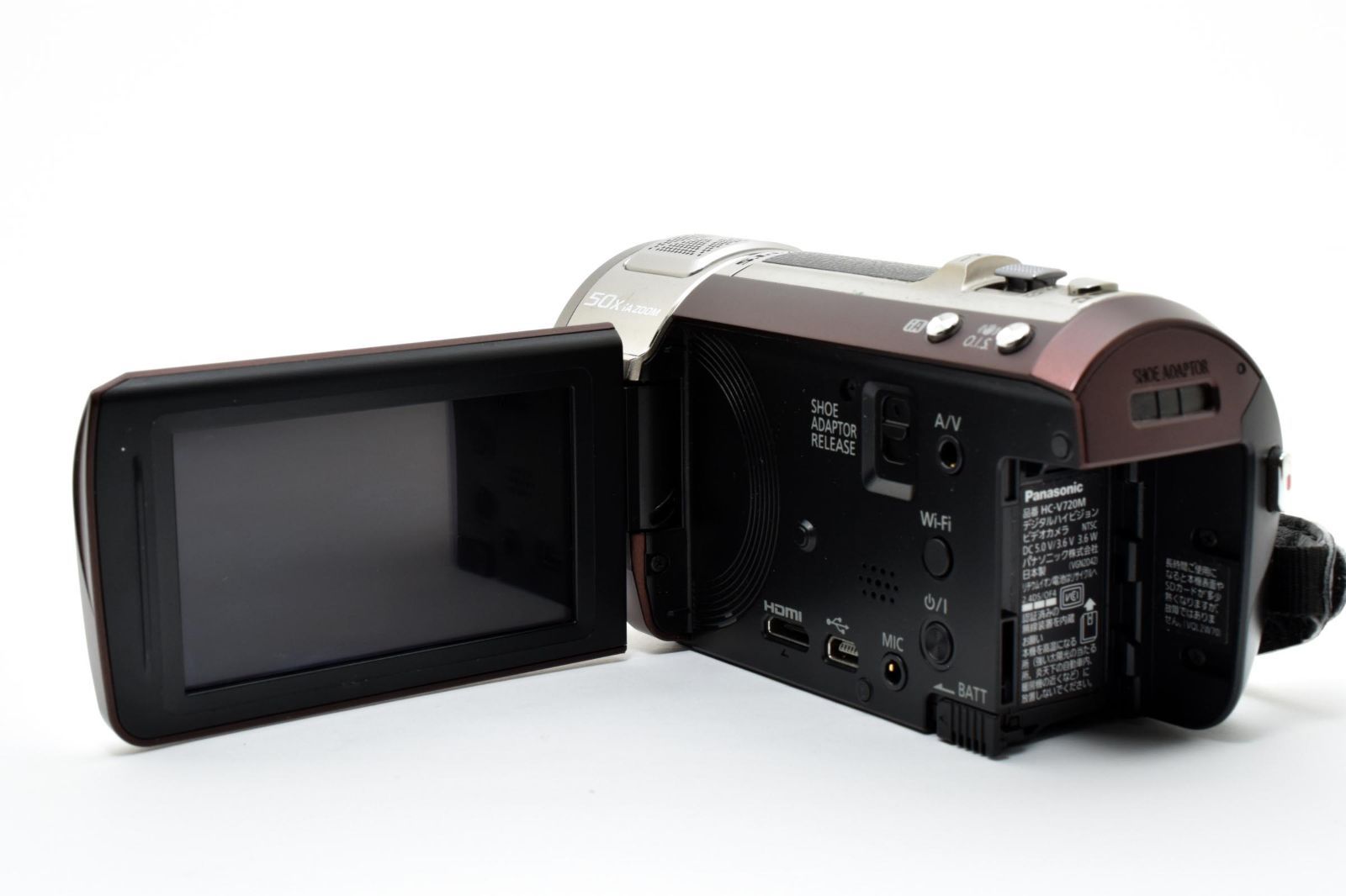 ☆極上品☆ パナソニック PANASONIC HC-V720M-T ブラウン #4885W0444