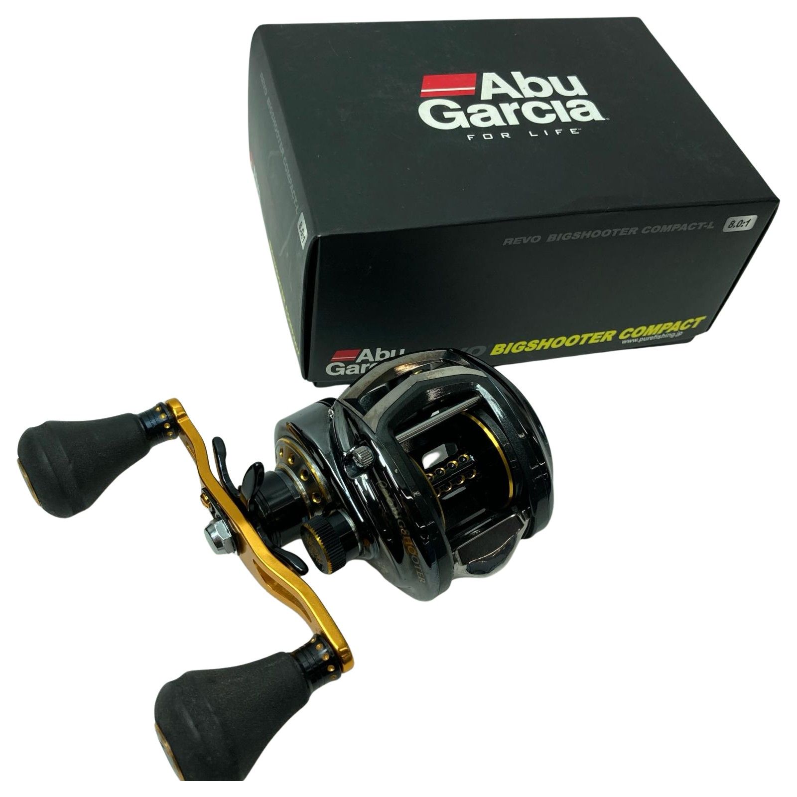 Abu Garcia アブガルシア ベイトリール レボビッグシューターコンパクト-L REVO 03 BCL 箱付き