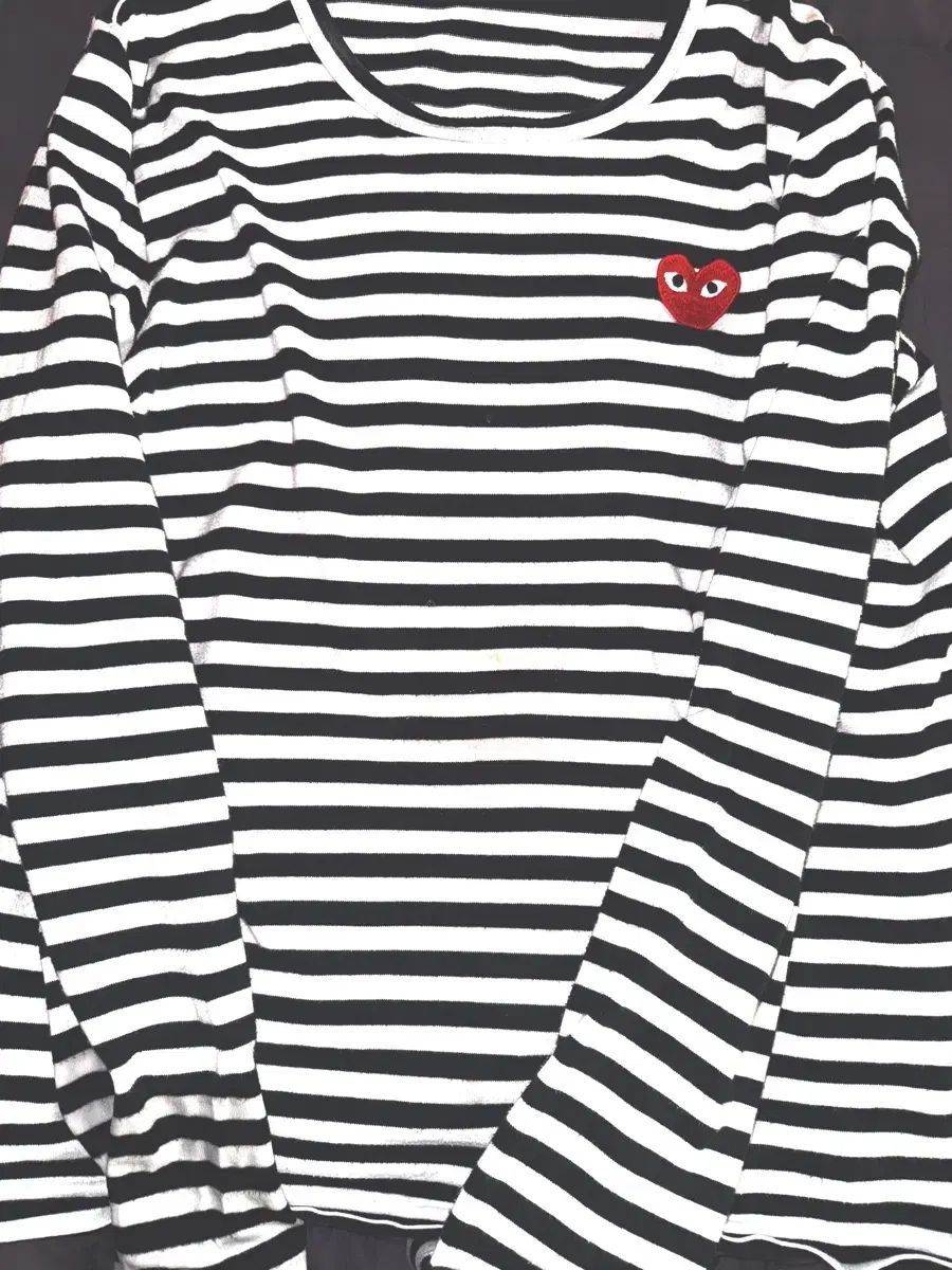 COMME des GARCONS ストライプ 長袖 Tシャツ