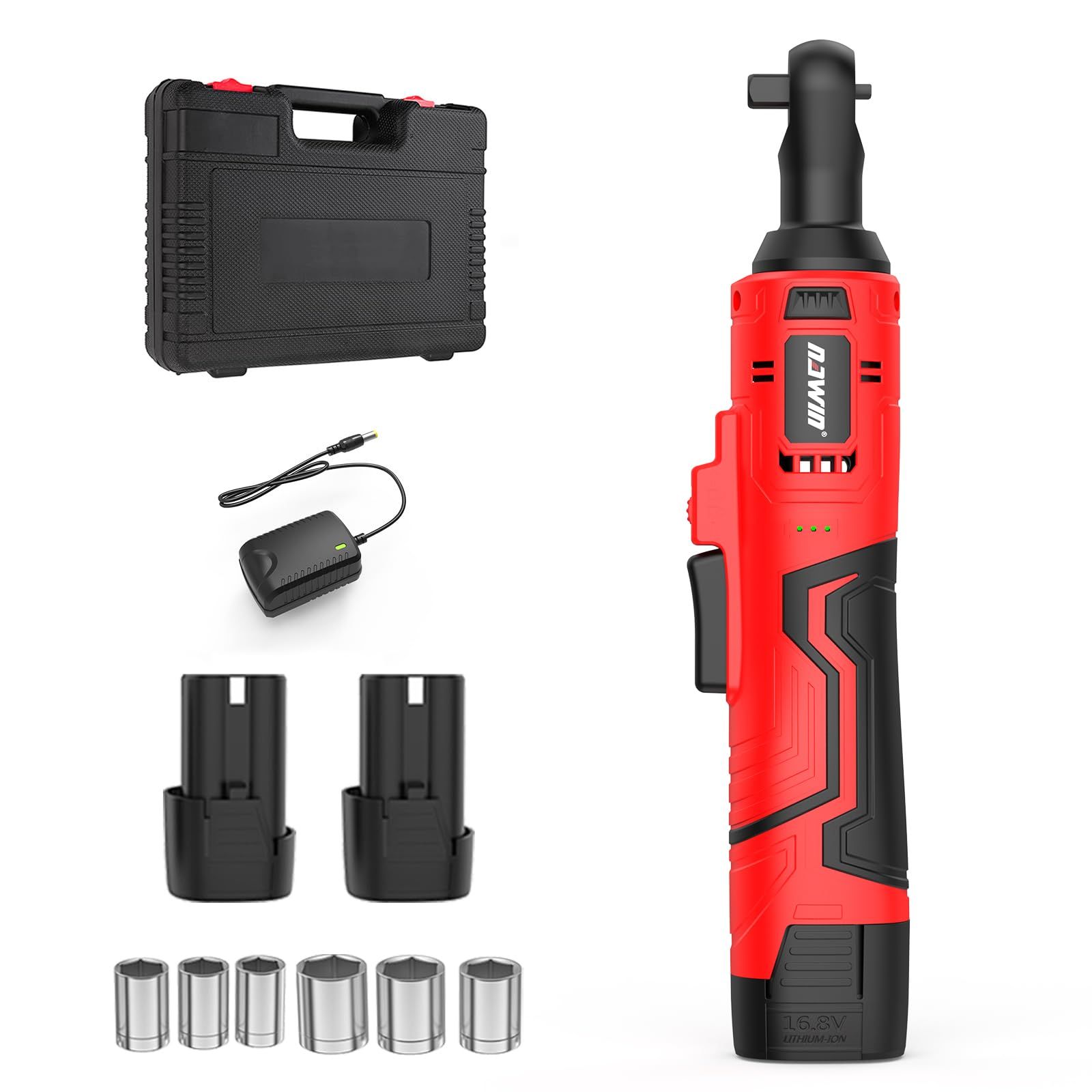 ☆新品☆ナウィン 充電式ラチェットレンチ 16.8V コードレス 最大55Nm 電動ラチェットレンチ 差込角3/8
