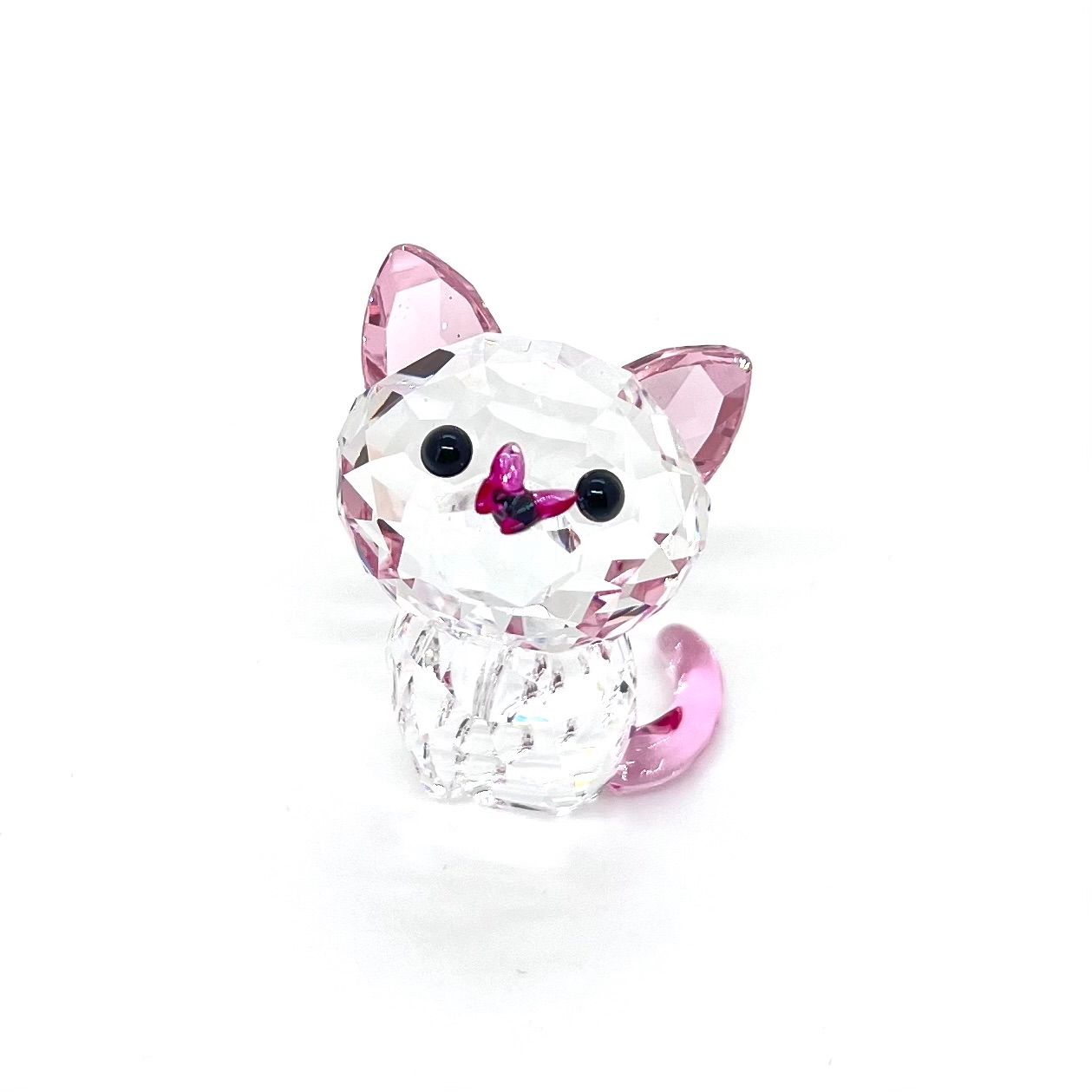 美品✨スワロフスキー アメリカンショートヘア フィギュリン 置物 猫 箱付き 美品☆ Swarovski スワロフスキー アメリカンショートヘア Kitten