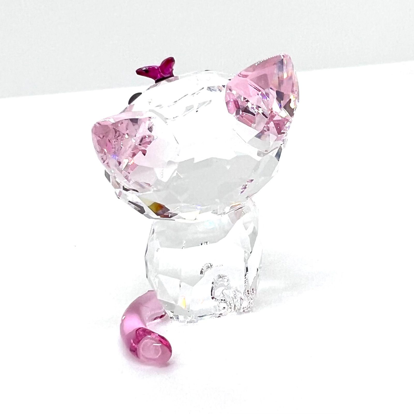 美品✨スワロフスキー アメリカンショートヘア フィギュリン 置物 猫 箱付き 美品☆ Swarovski スワロフスキー アメリカンショートヘア Kitten