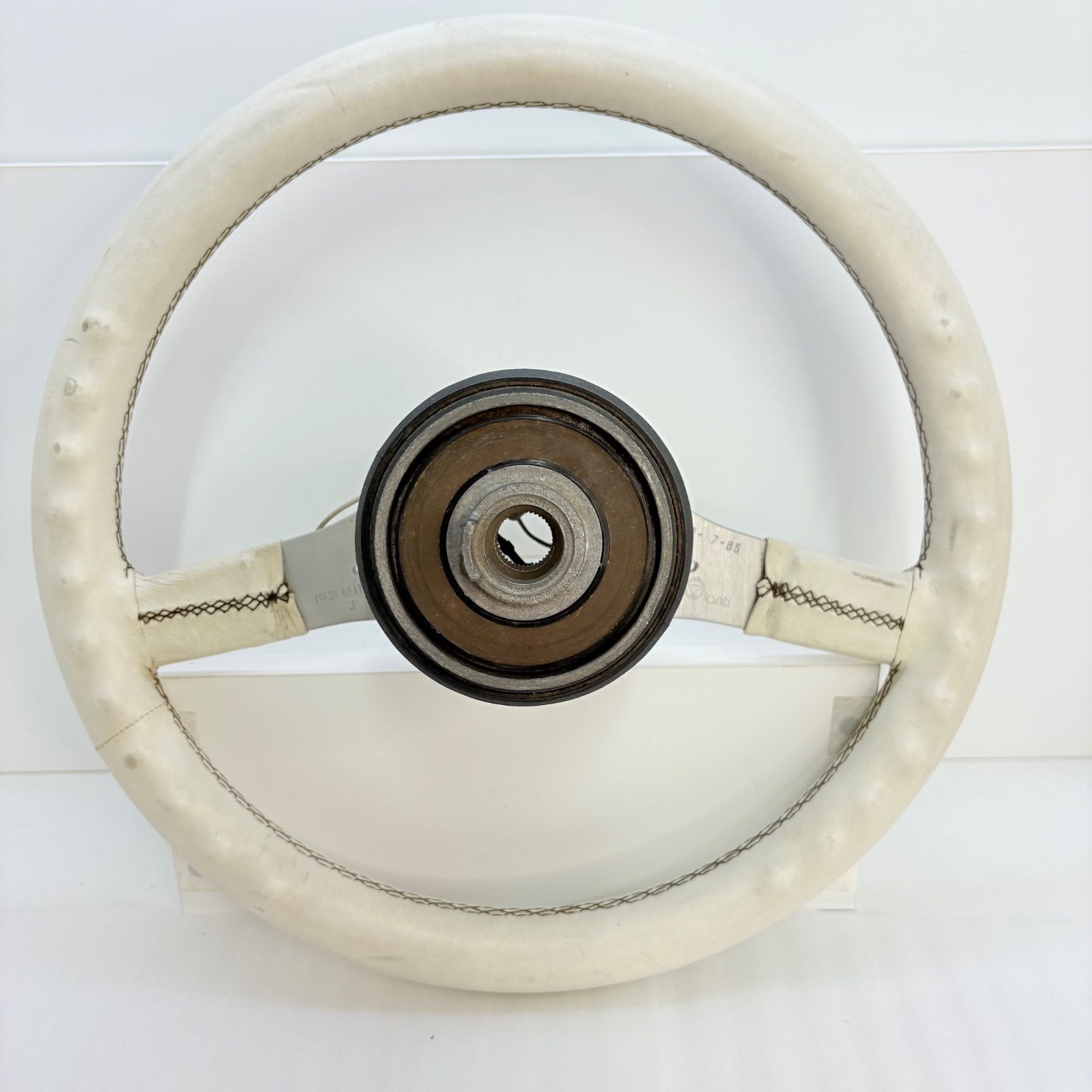 希少・当時物】イタルボランテ ステアリング 360mm 1985年製 ホワイト