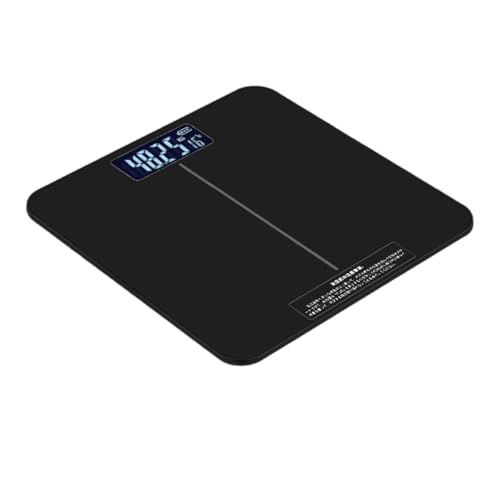 体重計 ヘルスメーター 電子スケール 【2026最新 デジタル 体重計】自動電源ON/OFF 180kgまで対応 高精度 軽量収納 便利に健康管理 日本語取扱説明書 (01black)@ d13edaae