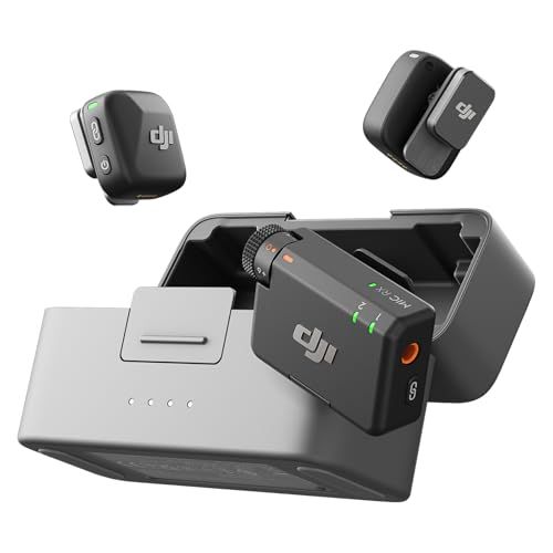 DJI Mic Mini(2 TX + 1 RX + 充電ケース) ピンマイク ワイヤレス 超軽量 48時間使用 ノイズキャンセリング 自動制限機能 カメラ/iPhone/Android用ワイヤレスマイク Vlog撮影 ストリーミング@ e277b4f3
