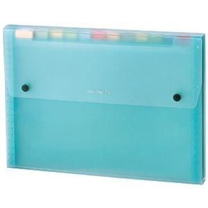 (まとめ) セキセイ ドキュメントファイル A4 13ポケット SSS-1212-30グリーン 1冊 〔×15セット〕