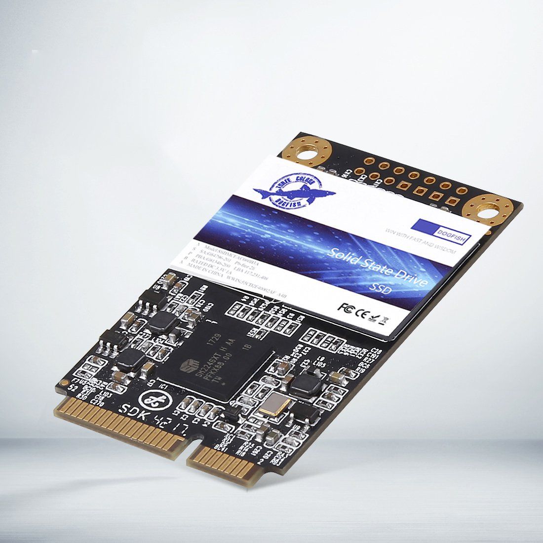 Dogfish Msata 32GB 内蔵型 ミニ ハードディスク SATA III PC Mini Sata SSD Disk (32GB, MSATA)