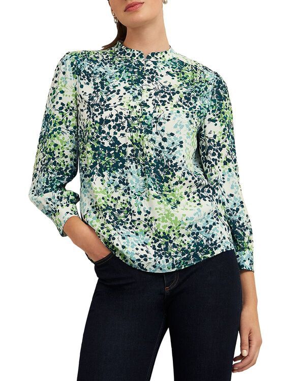 ホッブスロンドン レディース トップス シャツ ブラウス HOBBS LONDON Beatrix Blouse Ivory Multi アイボリー