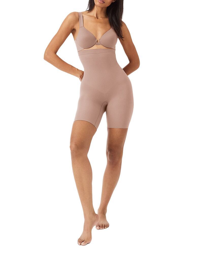 スパンク レディース ボトムス ハーフパンツ・ショーツ ハイウエスト SPANXsculpt Seamless Power HighWaisted MidThigh Short Cafe Au Lait 9,086円