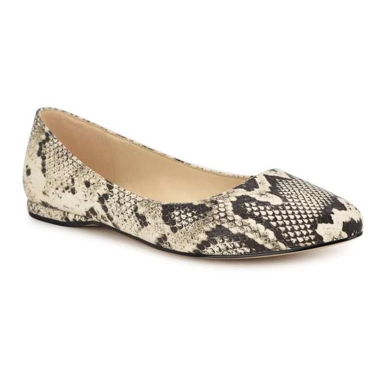 ナインウェスト レディース シューズ サンダル Nine West Speakup Womens Ballet Flats Leopard アニマル