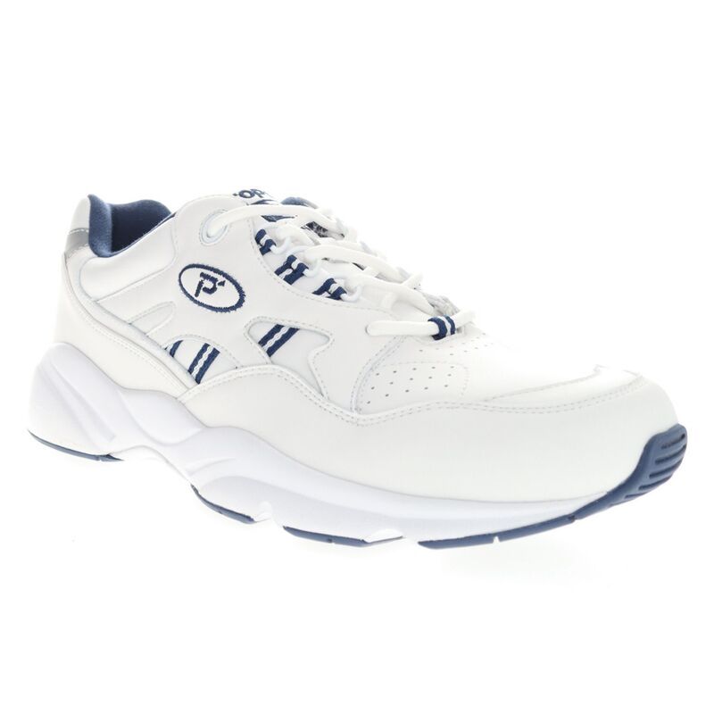 プロペット メンズ シューズ スニーカー Propet Stability Walker Mensneakers White Navy ホワイト