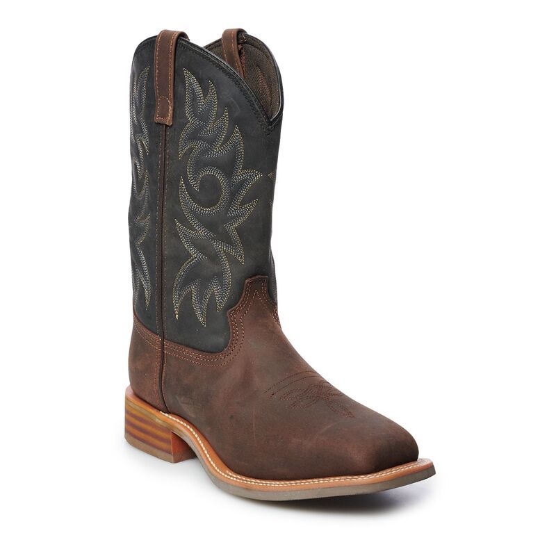 アドテック メンズ シューズ ブーツ・レインブーツ AdTec 9859 Mens Western Boots Black Brown ブラック