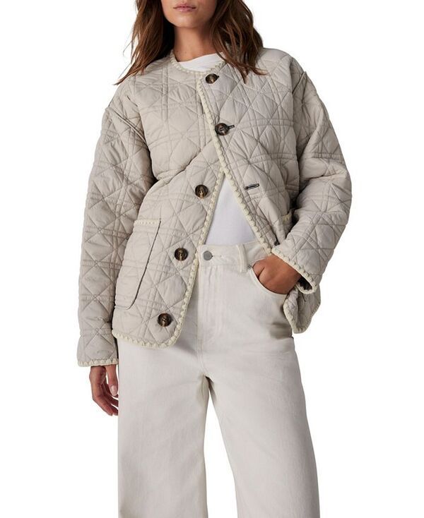 ミルトンベルベット レディース アウター ジャケット・ブルゾン キルティング Mint Velvet Womens Reversible Quilted Jacket Brown ブラウン