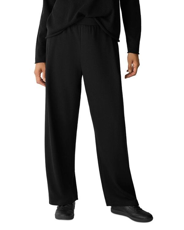 エイリーンフィッシャー レディース ボトムス カジュアルパンツ アンクル Eileen Fisher Straight Ankle Pants Black ブラック