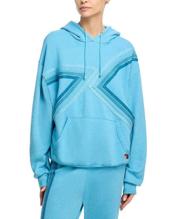 アヴィエイターネイション レディース アウター パーカー・スウェット Aviator Nation Blaze Pullover Hoodie AquamarineAqua アクア