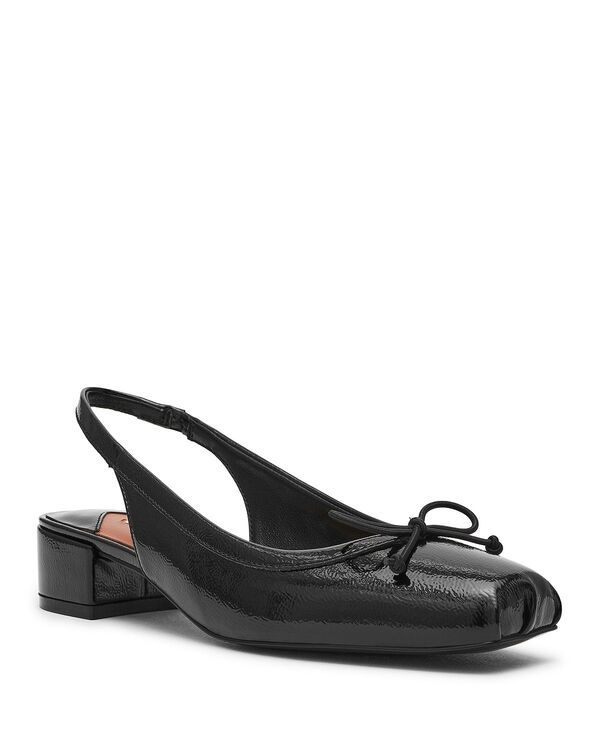 スティーブ マデン レディース シューズ パンプス STEVE MADDEN Womens Loved Slingback Flats Black Crinkle ブラック