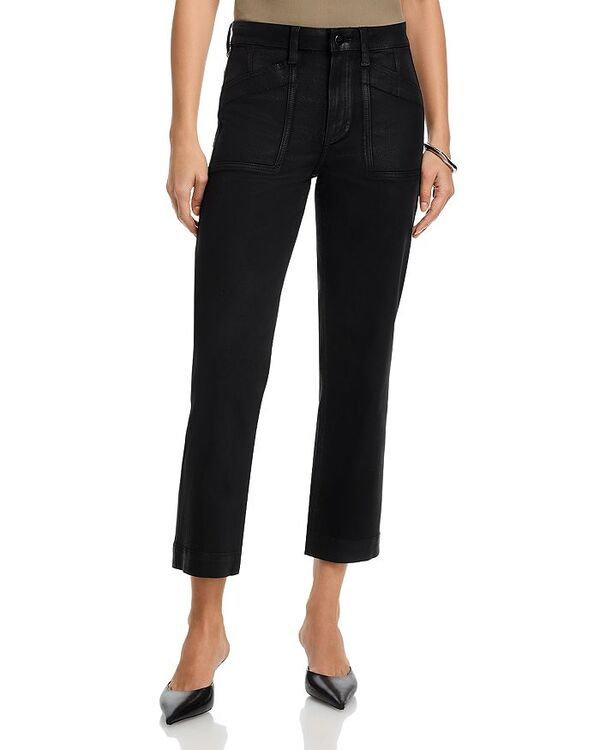 ペイジ レディース ボトムス デニムパンツ コート アンクル ジーンズ PAIGE Quincy Mid Rise Ankle Jeans Fog Luxe Coating Black Fog Luxe Coating ブラック