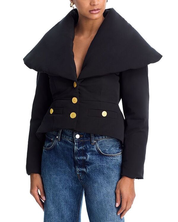 ラジャンス レディース アウター ジャケット・ブルゾン ブレザー LAGENCE Pippa High Collar Blazer Black ブラック