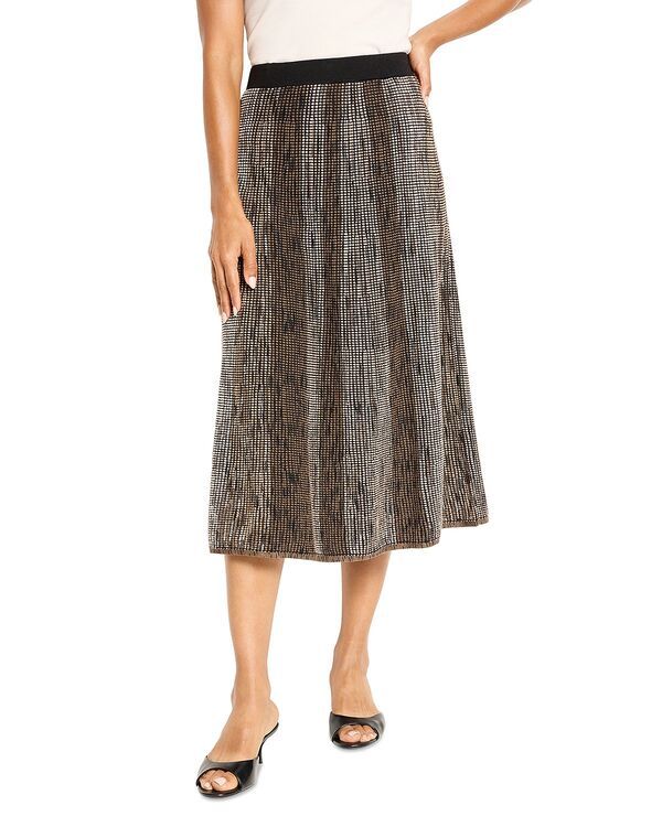 ニックプラスゾーイ レディース ボトムスカート ニット NICZOE Ombr Pixel Knit Skirt Neutral Multi マルチカラー