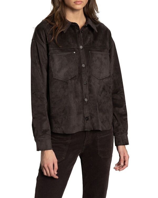 サンクチュアリー レディース トップス シャツ スエード Sanctuary Ivy Faux Suede Shirt Semi Sweet